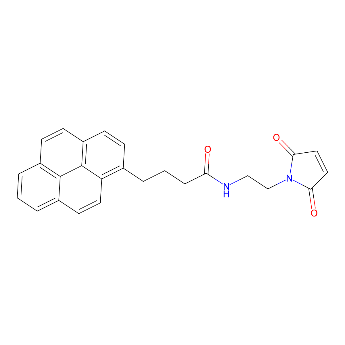 Pyrene maleimide molecular structure, CAS 1869968-64-8