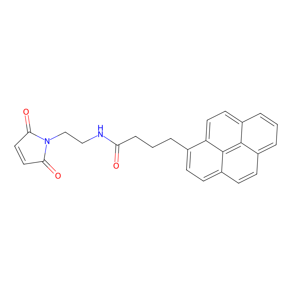 Pyrene maleimide molecular structure, CAS 1869968-64-8
