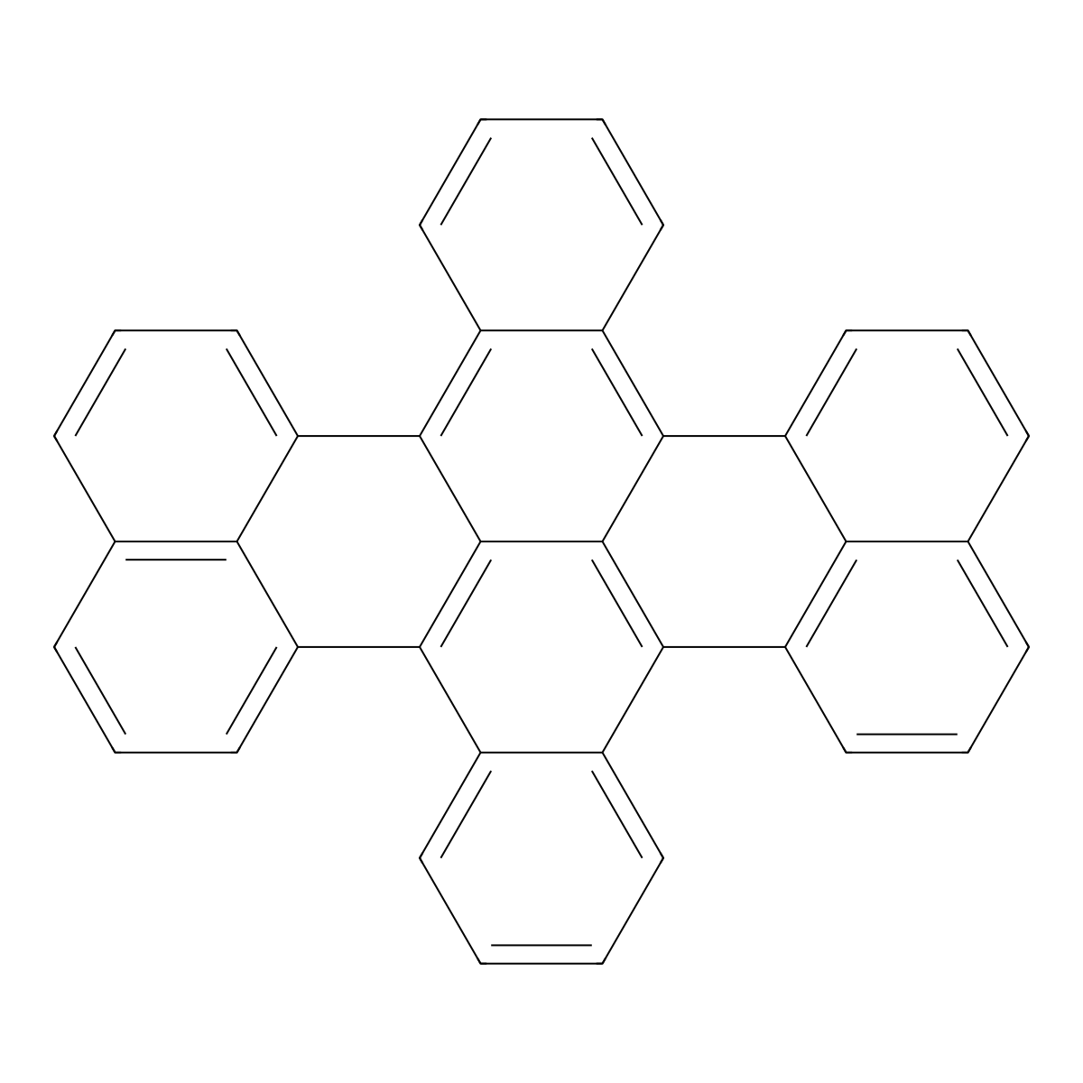 Tribenzo(de,h,kl)naphtho(1,2,3,4-rst)pentaphene molecular structure, CAS 187-96-2