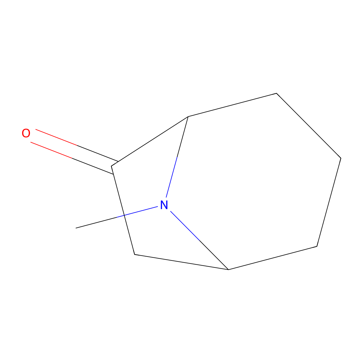 8-Methyl-8-azabicyclo[3.2.1]octan-6-one molecular structure, CAS 18700-22-6