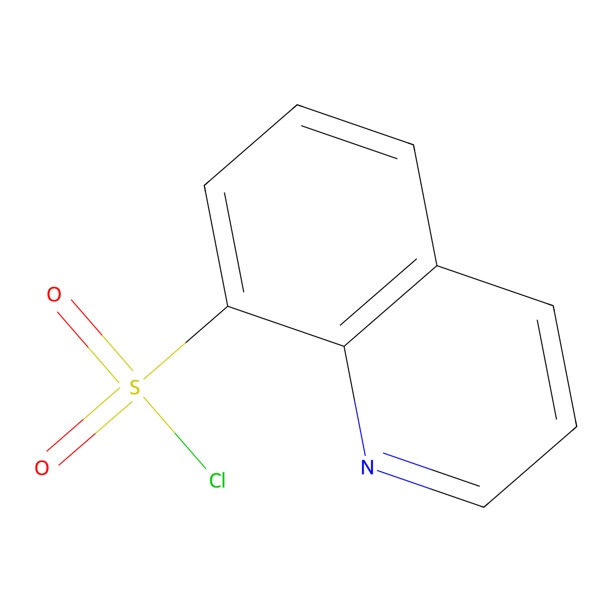 8-Quinolinesulfonyl chloride molecular structure, CAS 18704-37-5