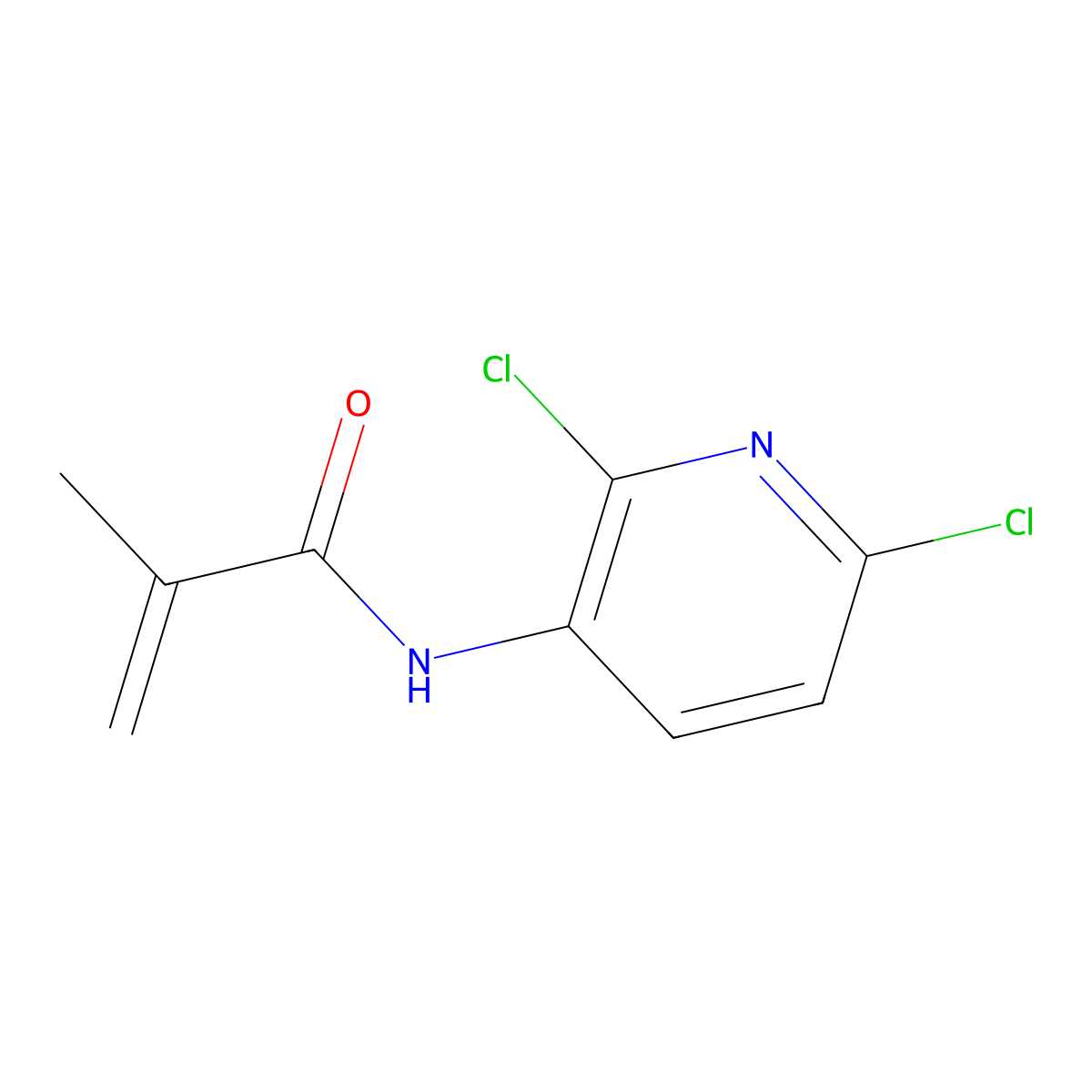 N-(2,6-Dichloro-3-pyridinyl)-2-methyl-2-propenamide molecular structure, CAS 1870852-94-0