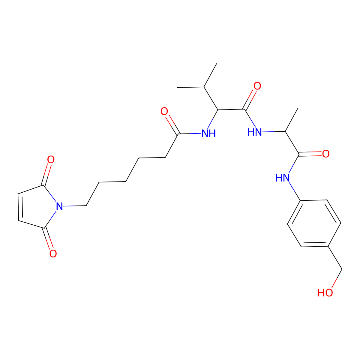 Mc-Val-Ala-PAB molecular structure, CAS 1870916-87-2