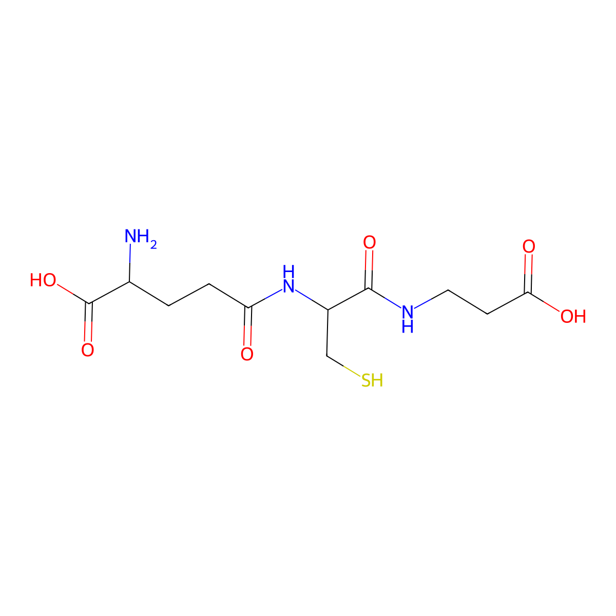 Homoglutathione molecular structure, CAS 18710-27-5