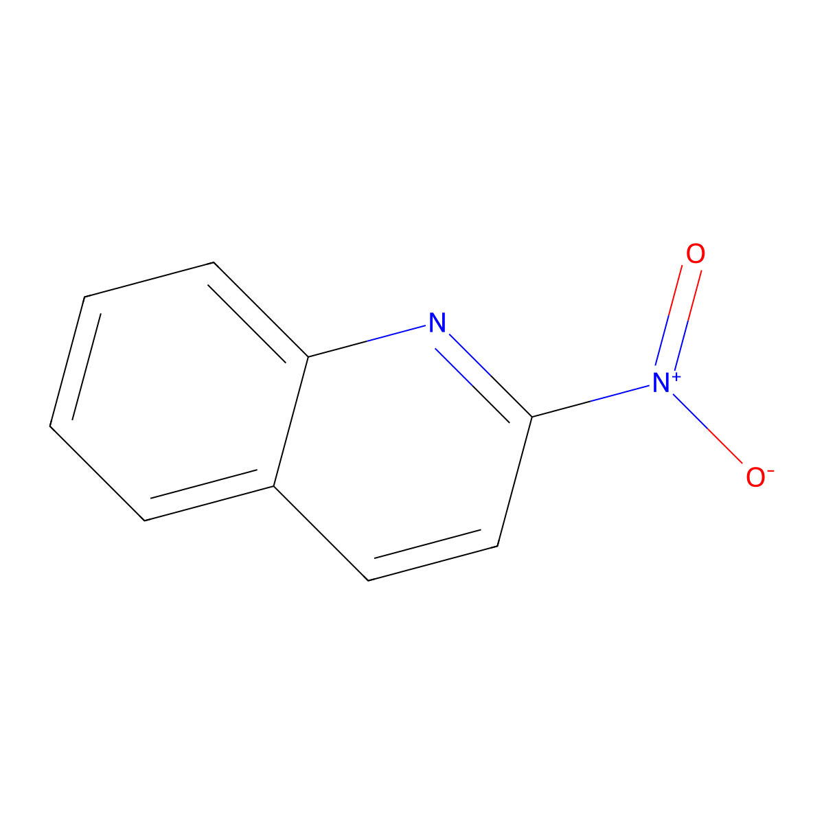 2-Nitroquinoline molecular structure, CAS 18714-34-6