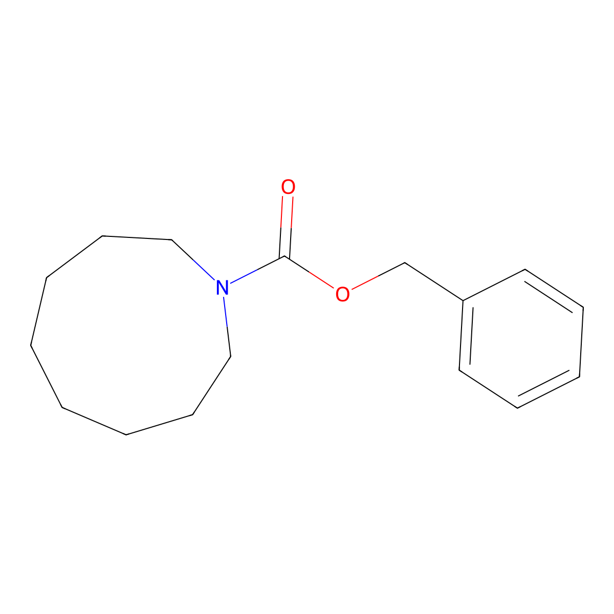 Benzylazonane-1-carboxylate molecular structure, CAS 1871479-05-8