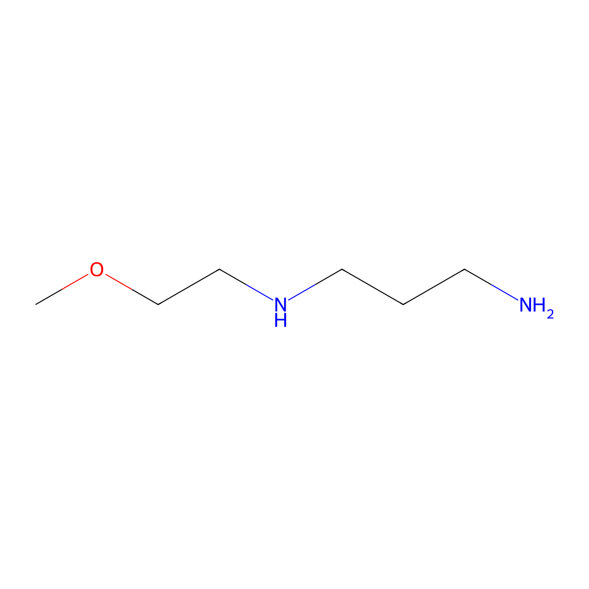 (3-Aminopropyl)(2-methoxyethyl)amine molecular structure, CAS 187150-19-2
