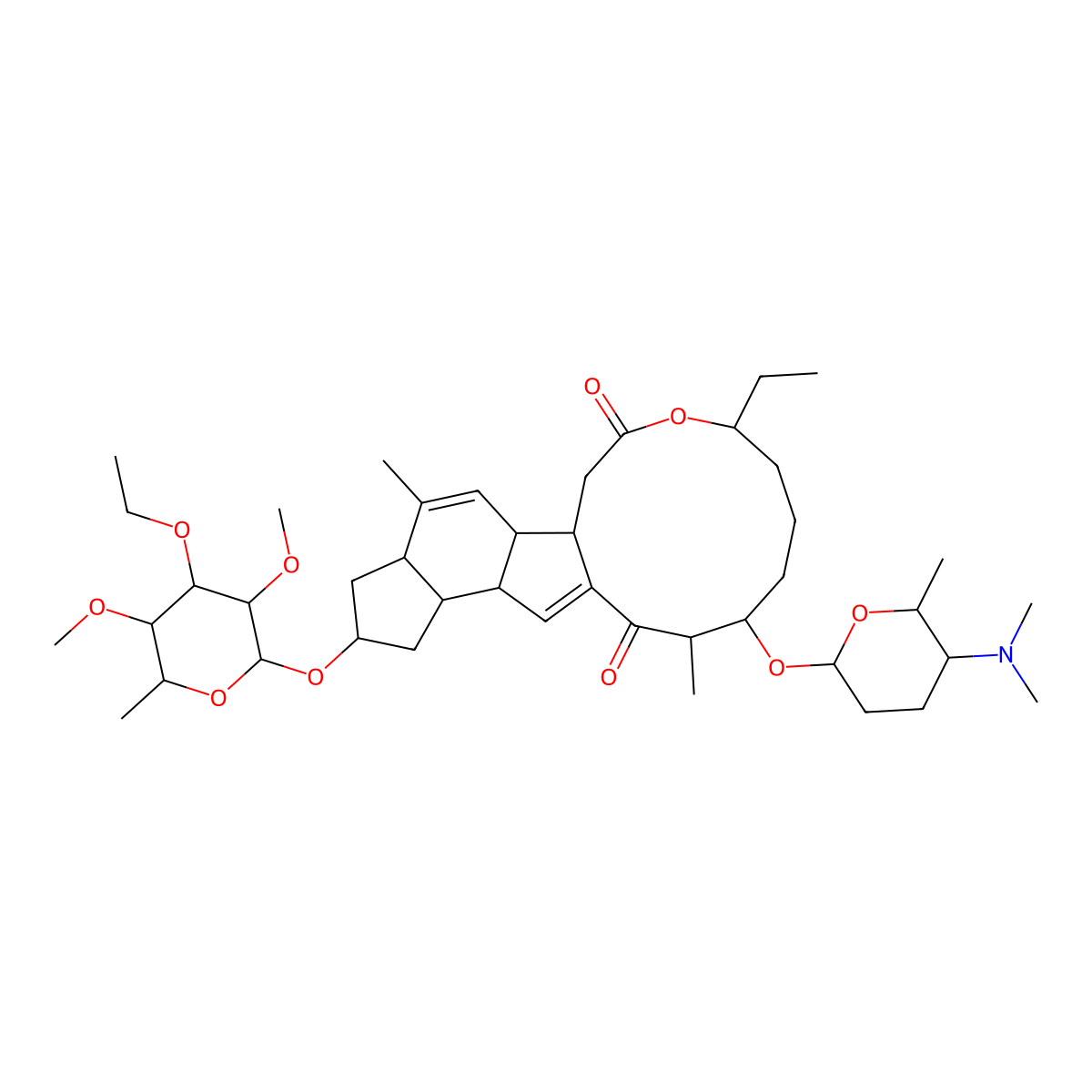 Spinetoram L molecular structure, CAS 187166-15-0