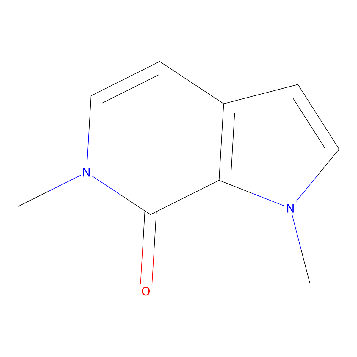 1,6-dimethyl-1H,6H,7H-pyrrolo[2,3-c]pyridin-7-one molecular structure, CAS 1871808-35-3