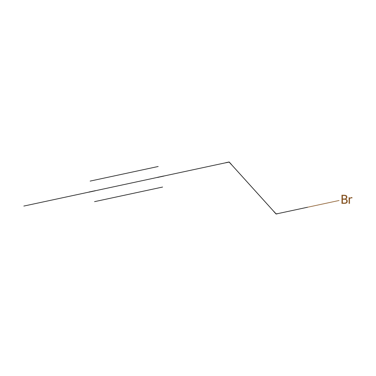5-Bromopent-2-yne molecular structure, CAS 18719-27-2