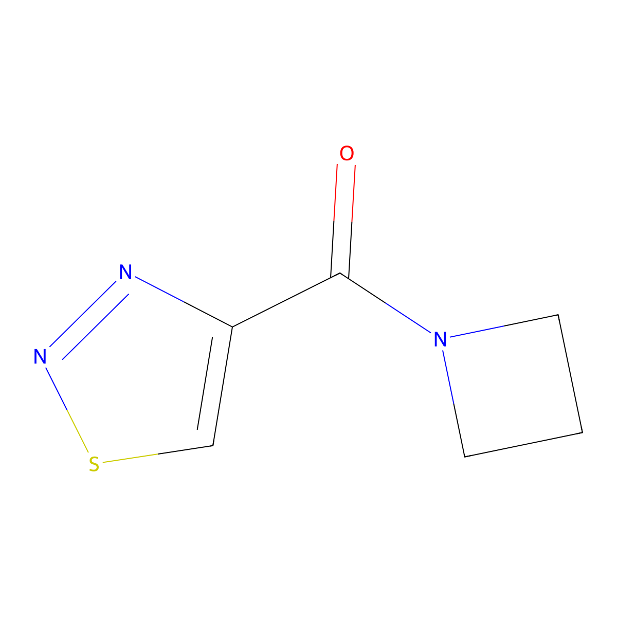 4-(Azetidine-1-carbonyl)-1,2,3-thiadiazole molecular structure, CAS 1871956-46-5