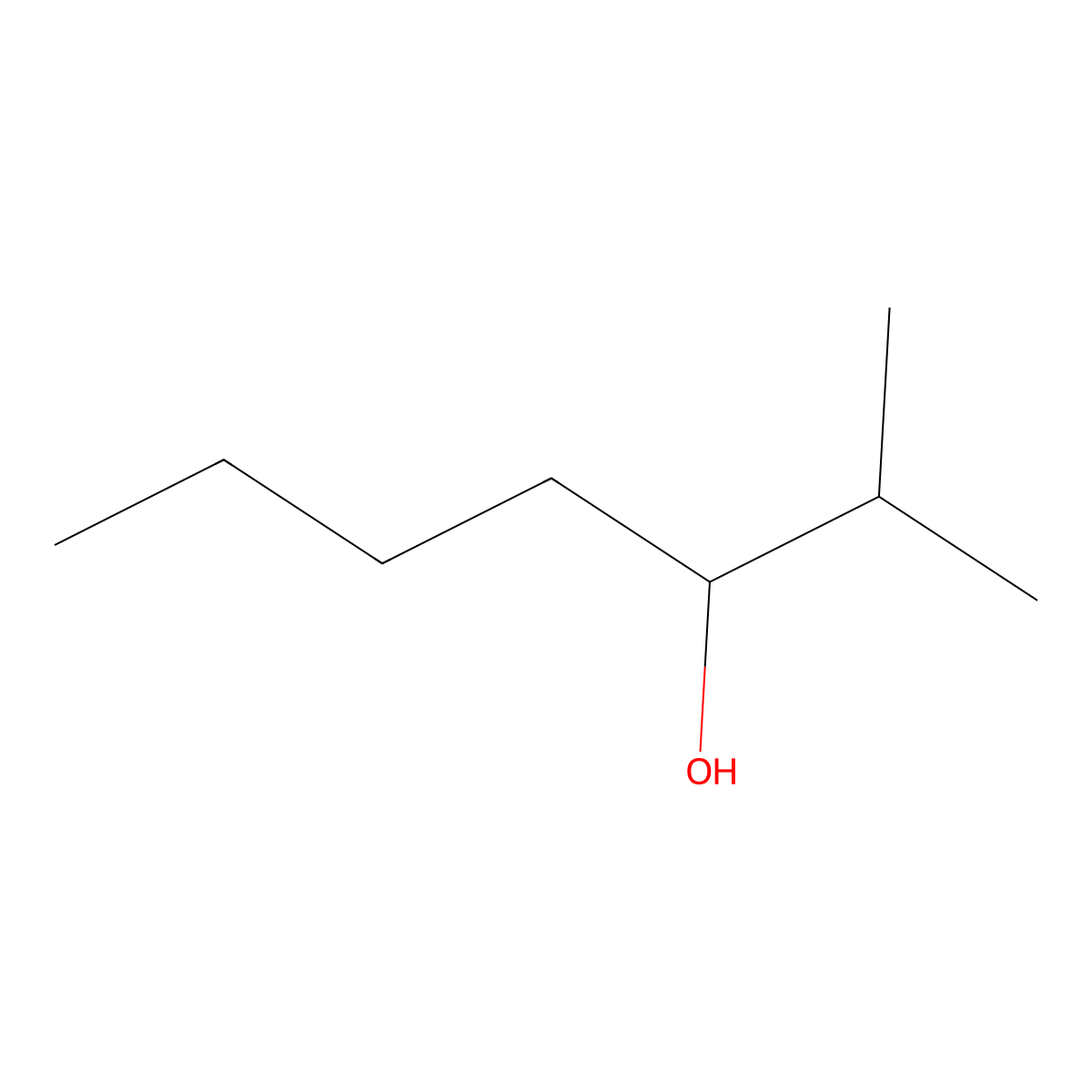 2-Methylheptan-3-ol molecular structure, CAS 18720-62-2