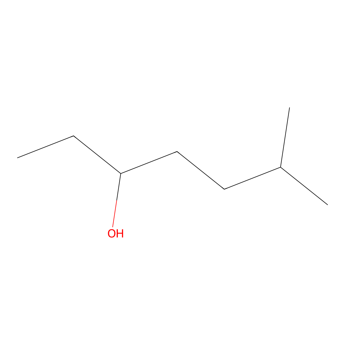 6-Methylheptan-3-ol molecular structure, CAS 18720-66-6
