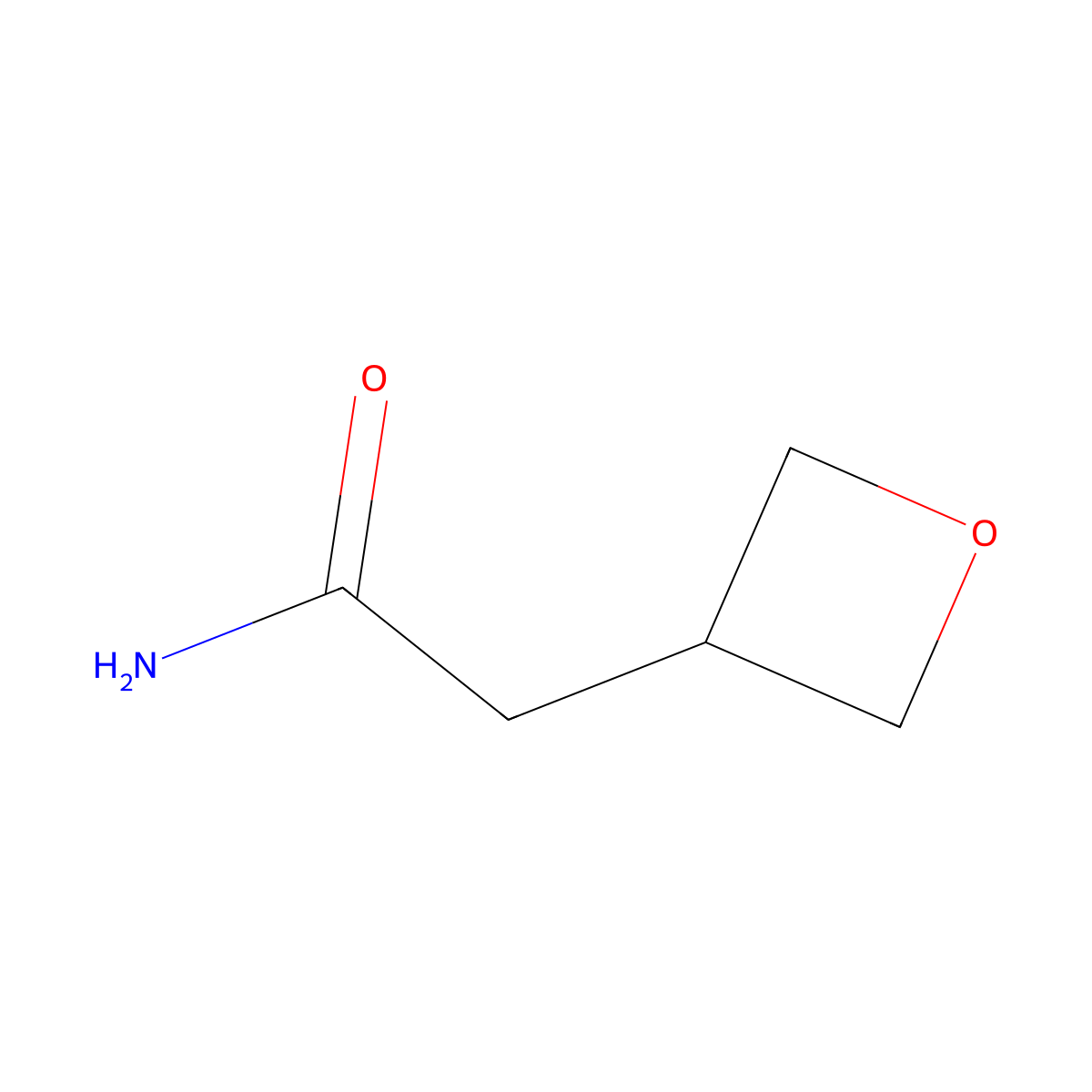 2-(Oxetan-3-yl)acetamide molecular structure, CAS 1872000-91-3
