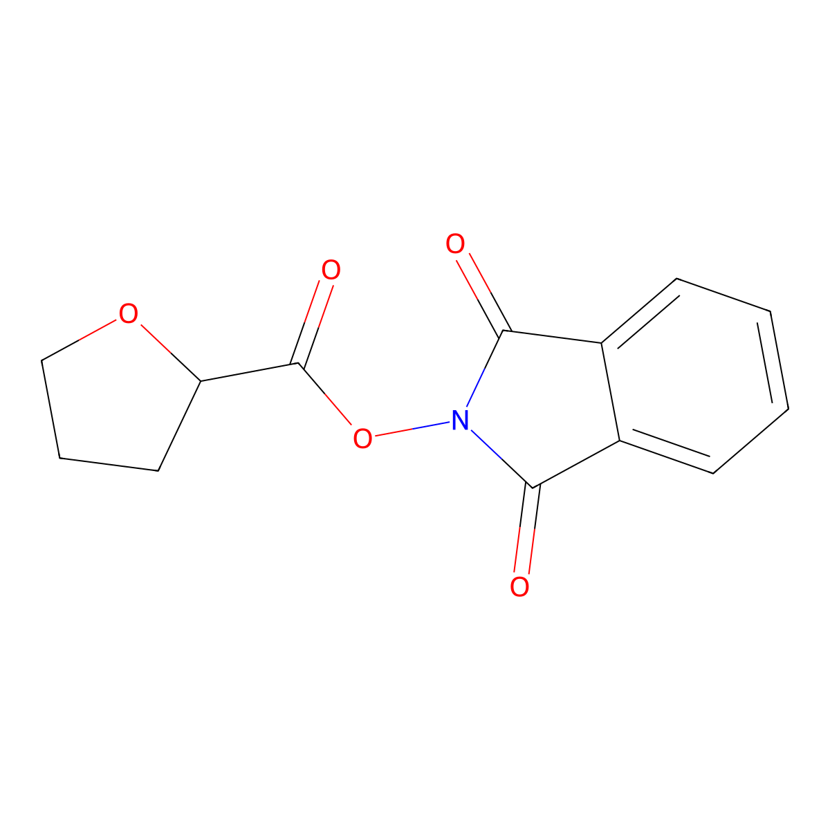 1,3-dioxo-2,3-dihydro-1H-isoindol-2-yl oxolane-2-carboxylate molecular structure, CAS 1872262-69-5