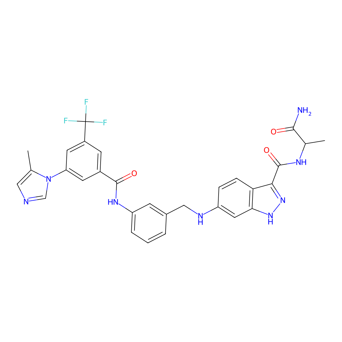 CRAF inhibitor molecular structure, CAS 1872264-71-5