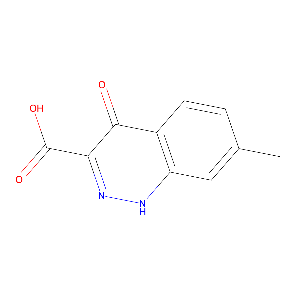 7-Methyl-4-oxo-1,4-dihydrocinnoline-3-carboxylic acid molecular structure, CAS 187231-23-8