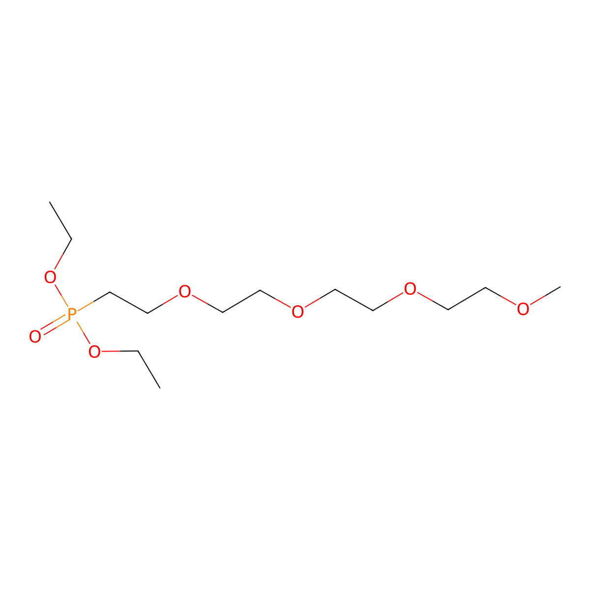 m-PEG4-phosphonic acid ethyl ester molecular structure, CAS 1872433-73-2
