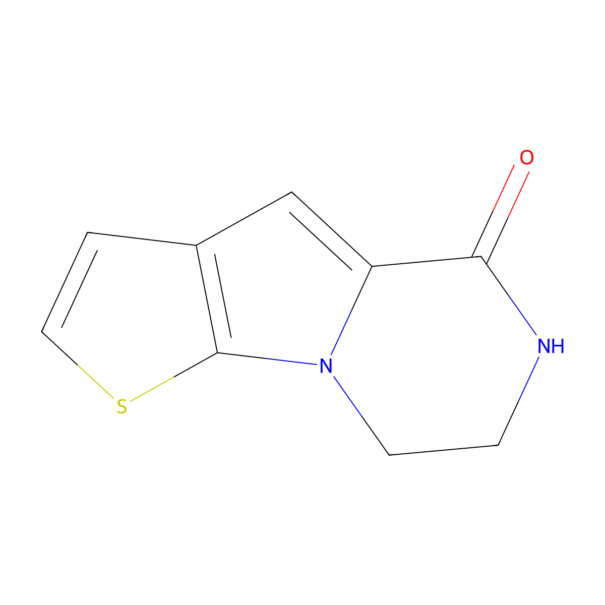 7,8-Dihydrothieno[3',2':4,5]pyrrolo[1,2-a]pyrazin-5(6H)-one molecular structure, CAS 1872868-37-5