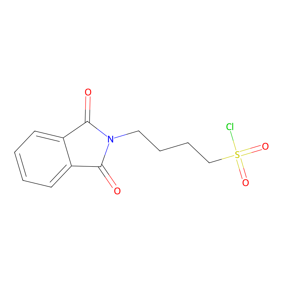 4-Phthalimido-butane-1-sulfonyl chloride molecular structure, CAS 18729-72-1