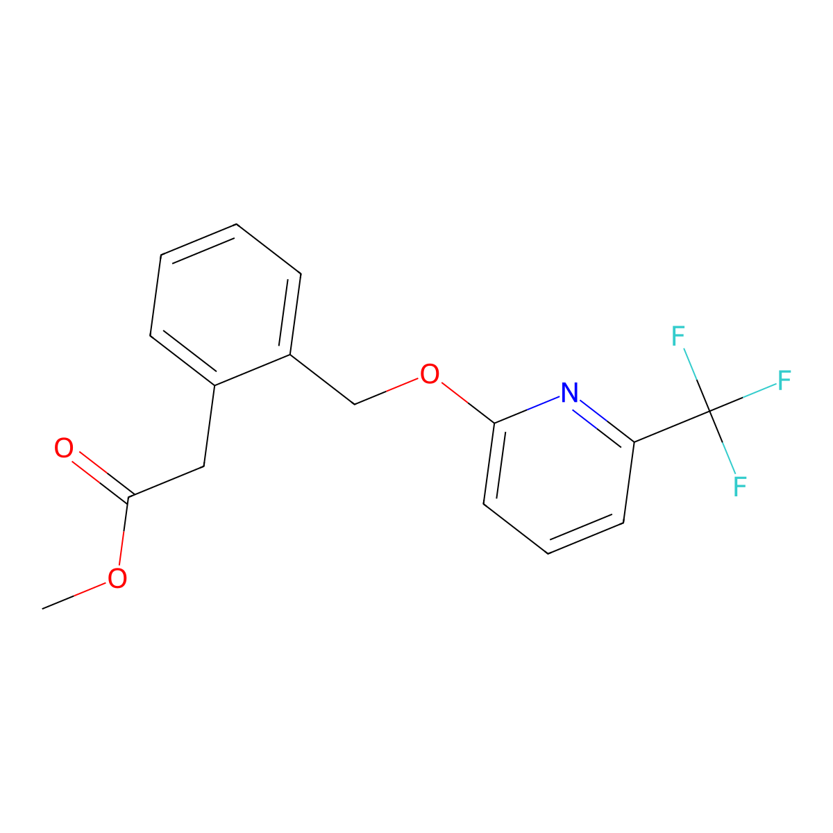 Metabolite 10 of Picoxystrobin molecular structure, CAS 187327-30-6