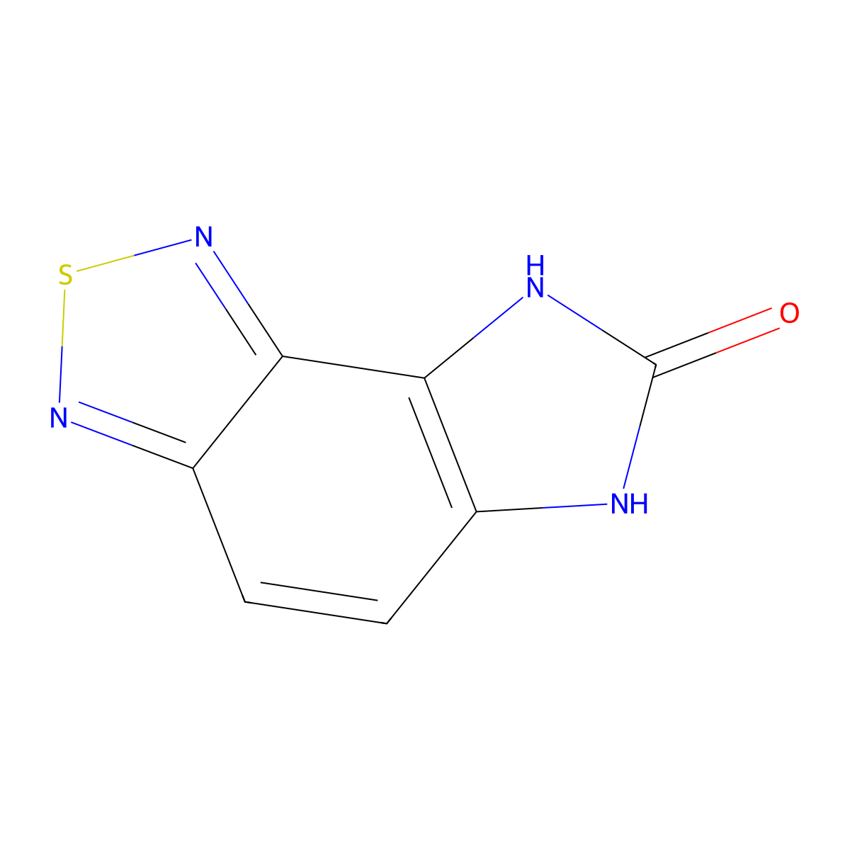 1,3-Dihydroimidazo[4,5-g][2,1,3]benzothiadiazol-7-one molecular structure, CAS 187336-66-9