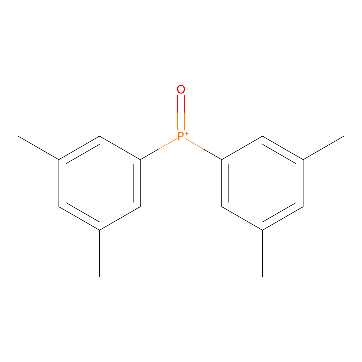 Bis(3,5-dimethylphenyl)phosphine Oxide molecular structure, CAS 187344-92-9