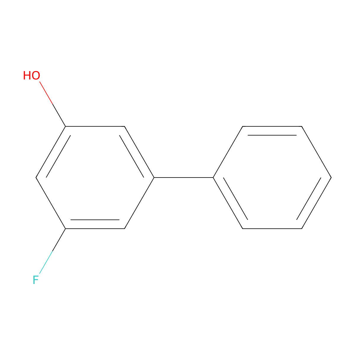 3-Fluoro-5-phenylphenol molecular structure, CAS 187392-66-1