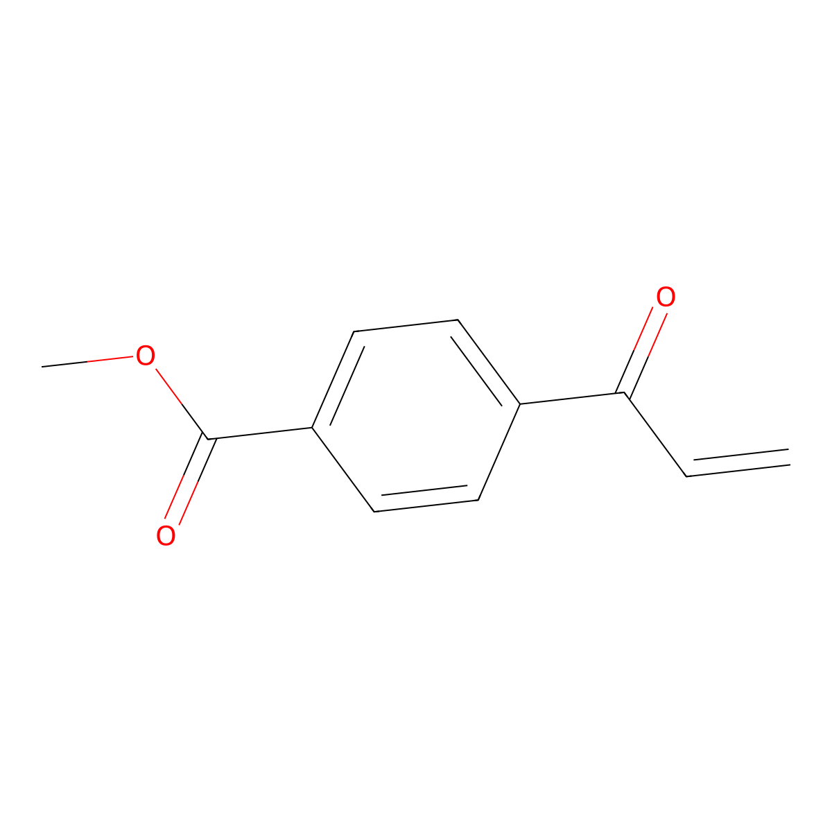Methyl 4-acryloyl-benzoate molecular structure, CAS 187401-48-5
