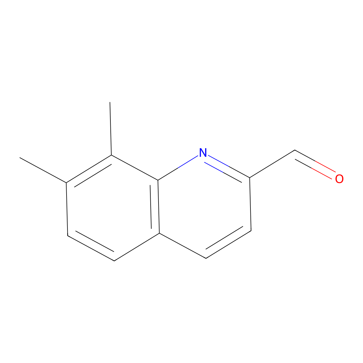 7,8-Dimethylquinoline-2-carbaldehyde molecular structure, CAS 187401-63-4