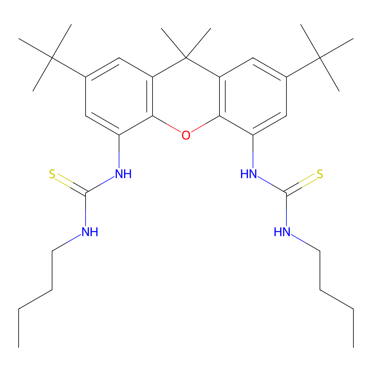 Chloride ionophore IV molecular structure, CAS 187404-67-7
