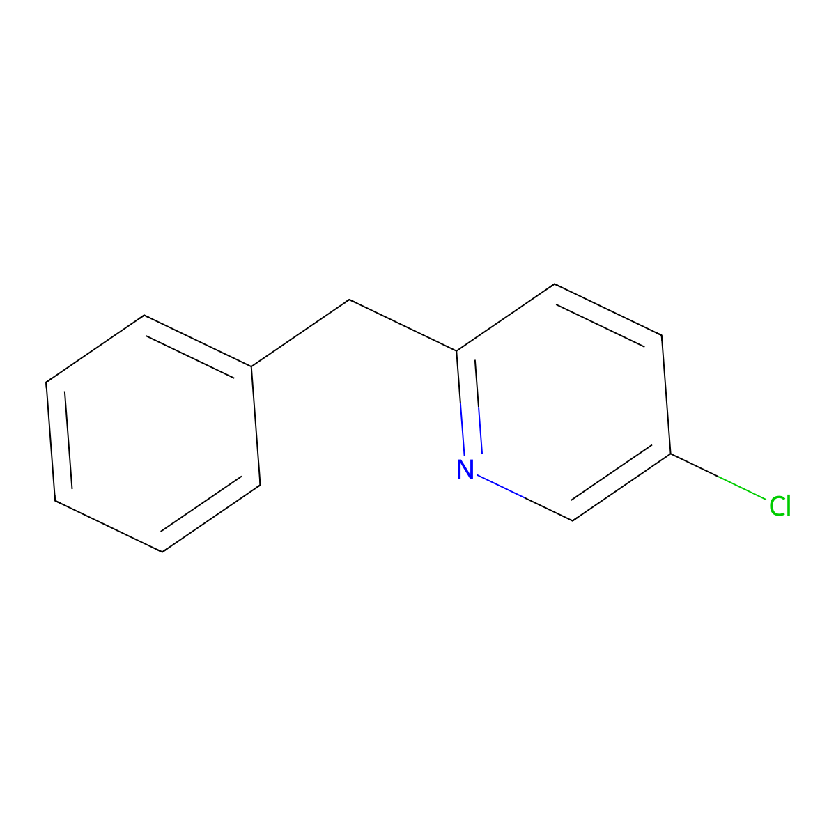 2-Benzyl-5-chloropyridine molecular structure, CAS 1874155-32-4