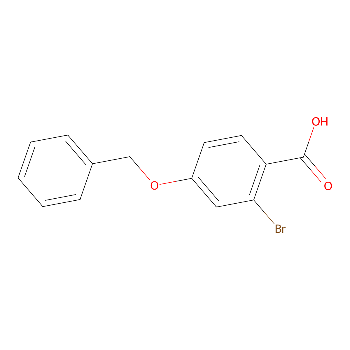4-(Benzyloxy)-2-bromobenzoic acid molecular structure, CAS 1874170-93-0