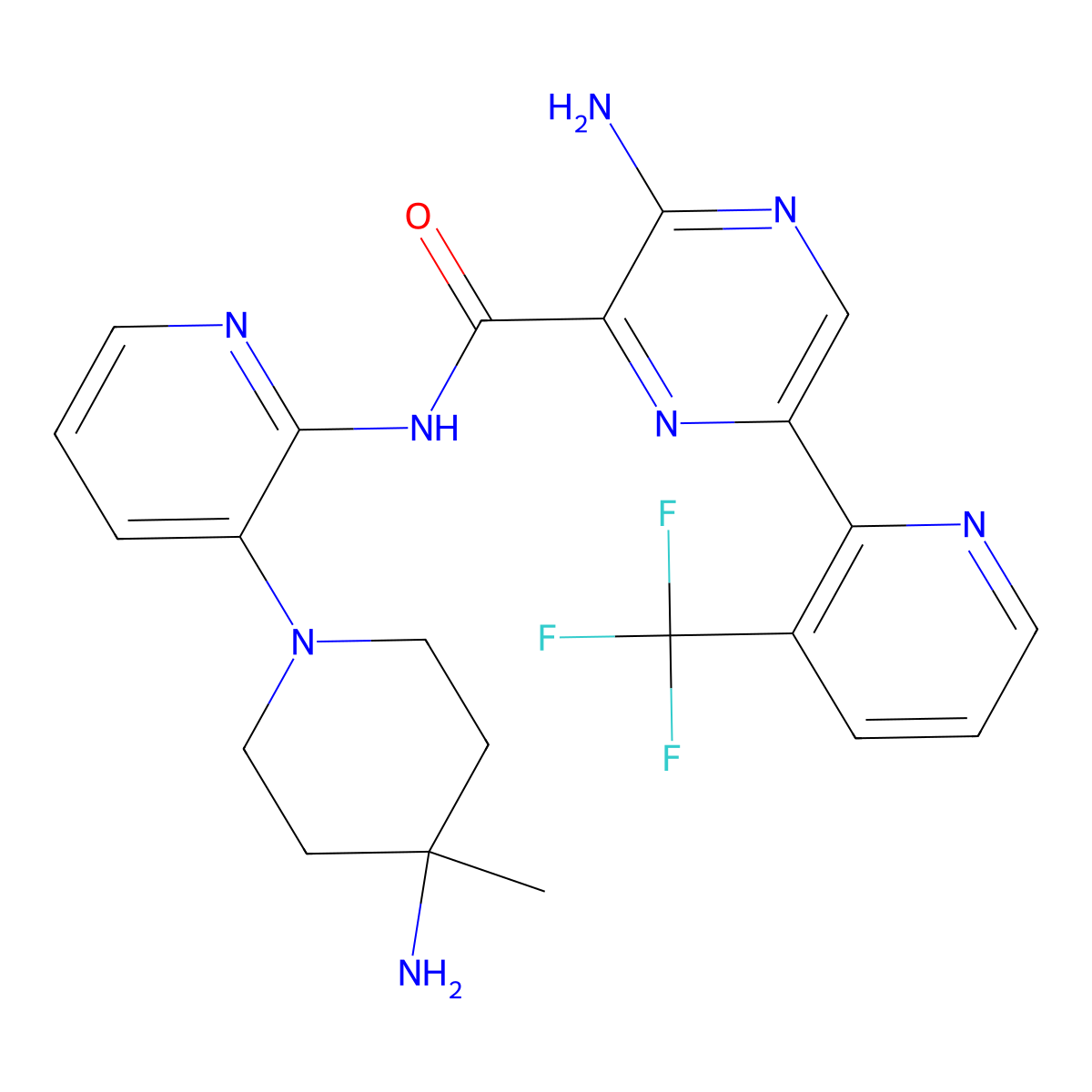 Darovasertib molecular structure, CAS 1874276-76-2