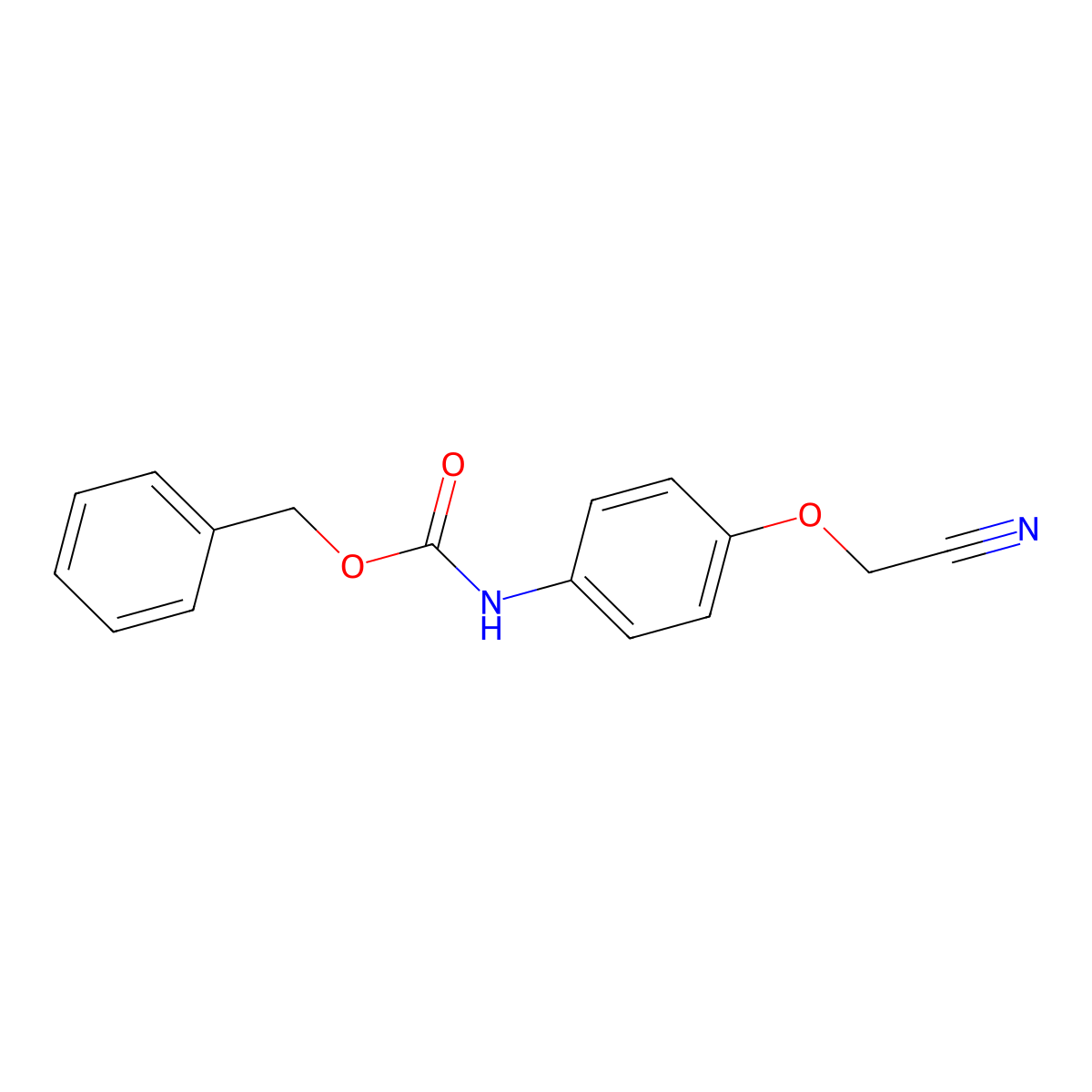 benzyl N-[4-(cyanomethoxy)phenyl]carbamate molecular structure, CAS 1874543-00-6