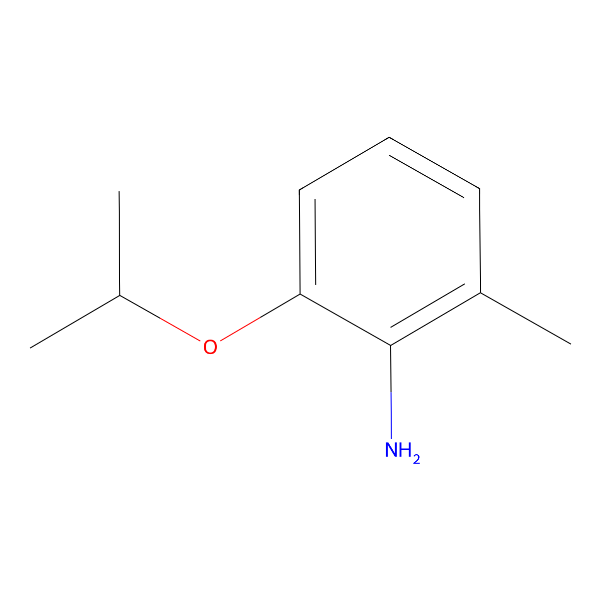 2-Isopropoxy-6-methylaniline molecular structure, CAS 187471-36-9