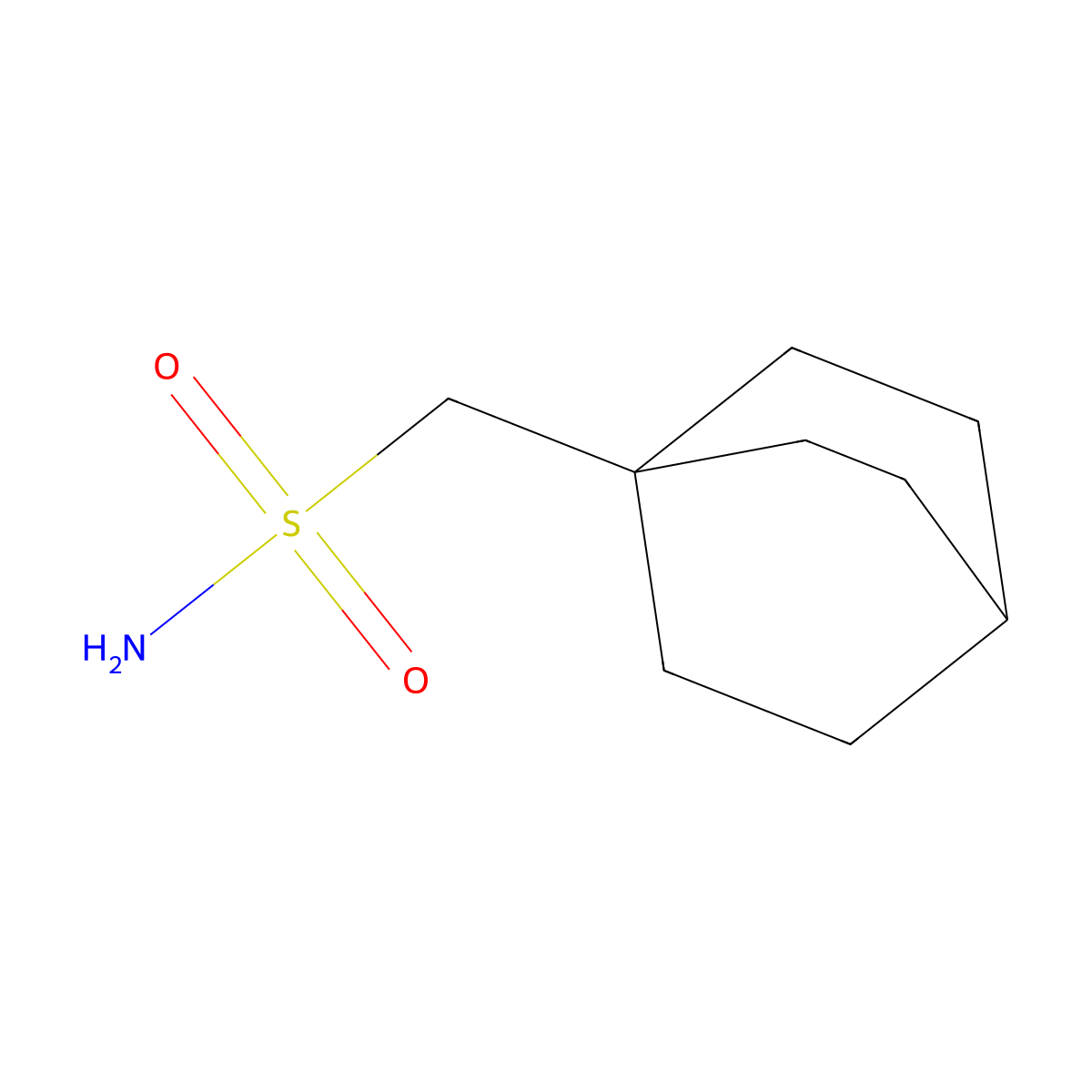 {Bicyclo[2.2.2]octan-1-yl}methanesulfonamide molecular structure, CAS 1874994-93-0