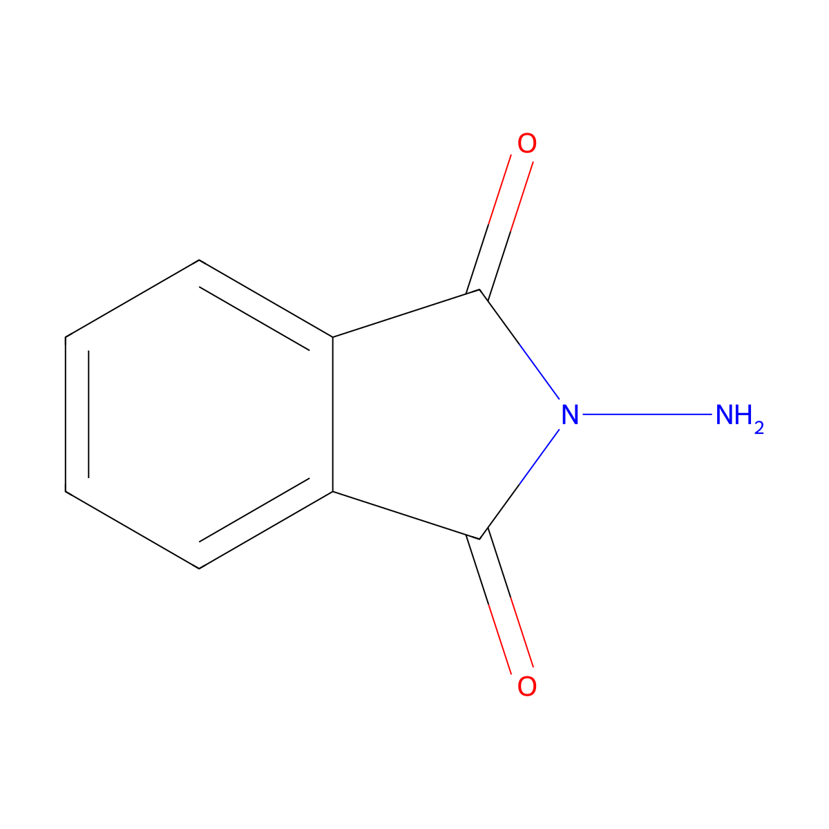 N-Aminophthalimide molecular structure, CAS 1875-48-5