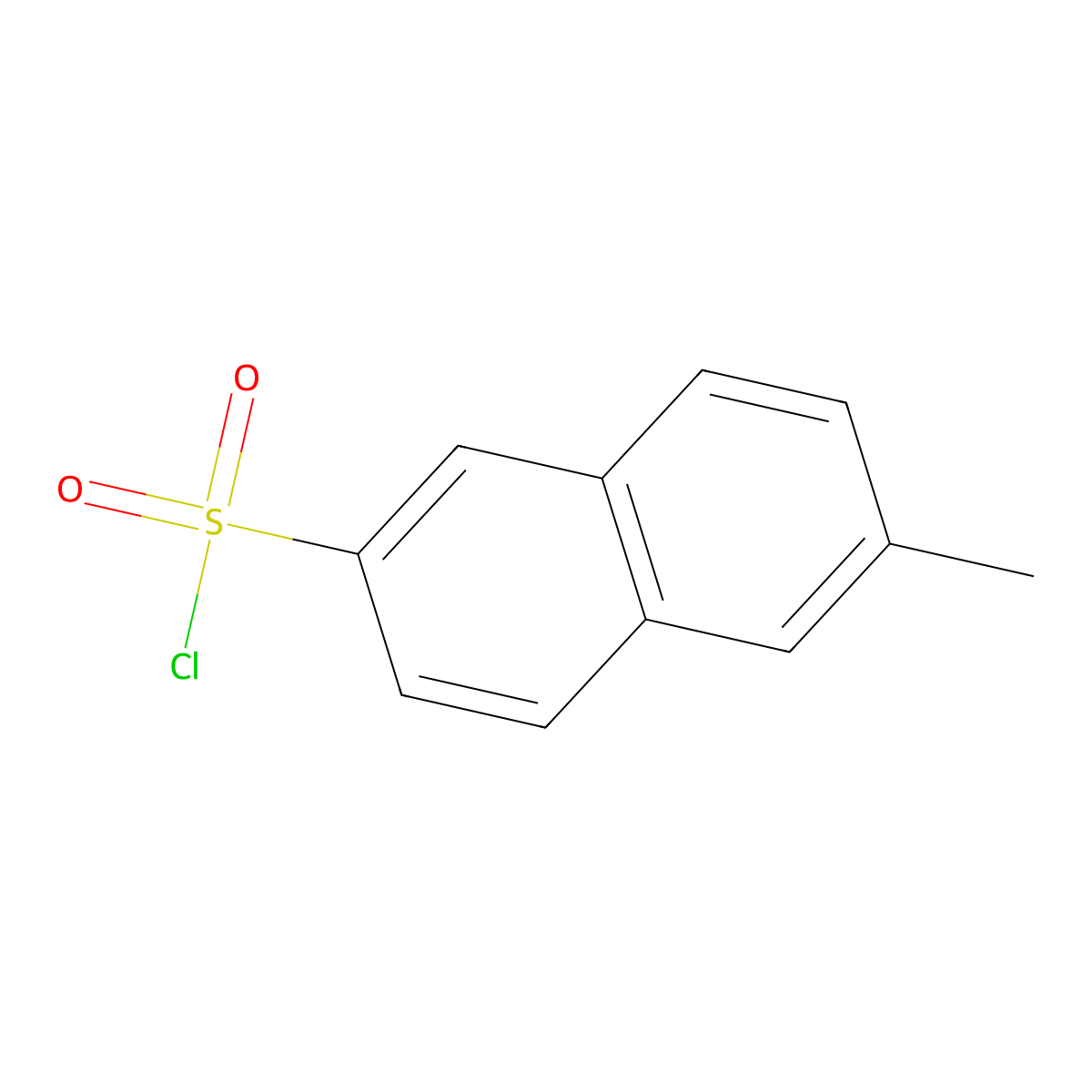 6-Methylnaphthalene-2-sulfonyl chloride molecular structure, CAS 1875-72-5