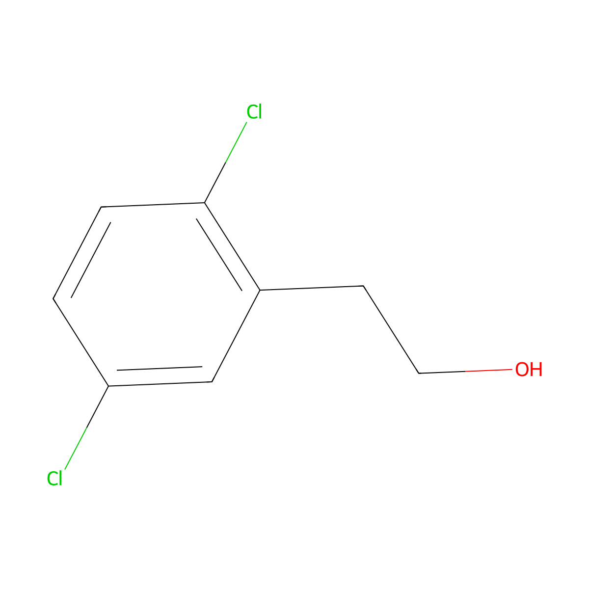 2-(2,5-Dichlorophenyl)ethan-1-ol molecular structure, CAS 1875-87-2