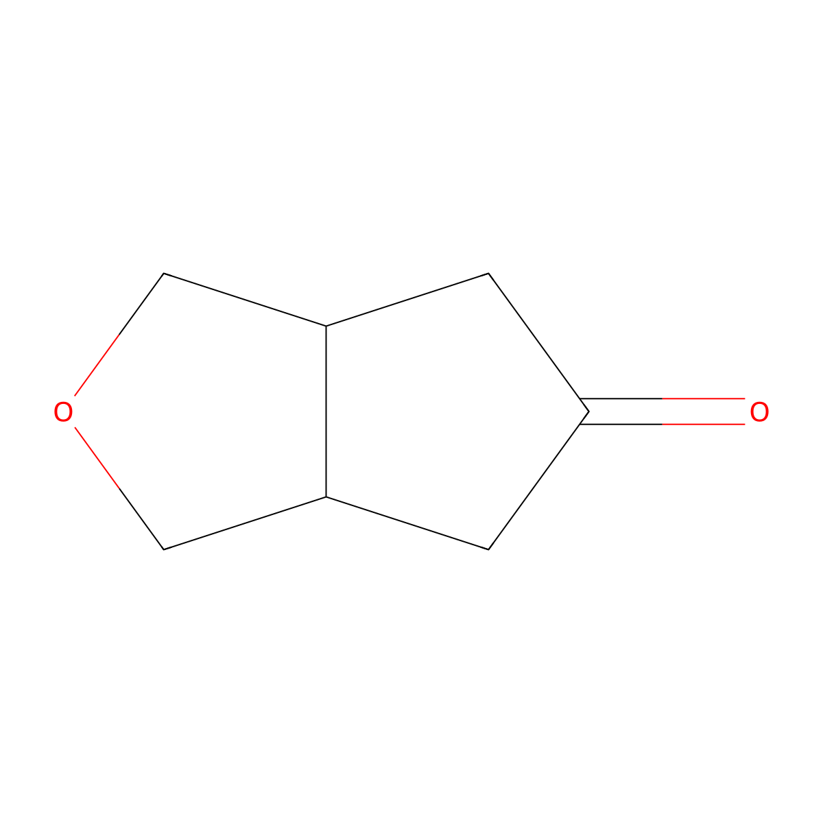 trans-Tetrahydro-1H-cyclopenta[c]furan-5(3H)-one molecular structure, CAS 187528-23-0