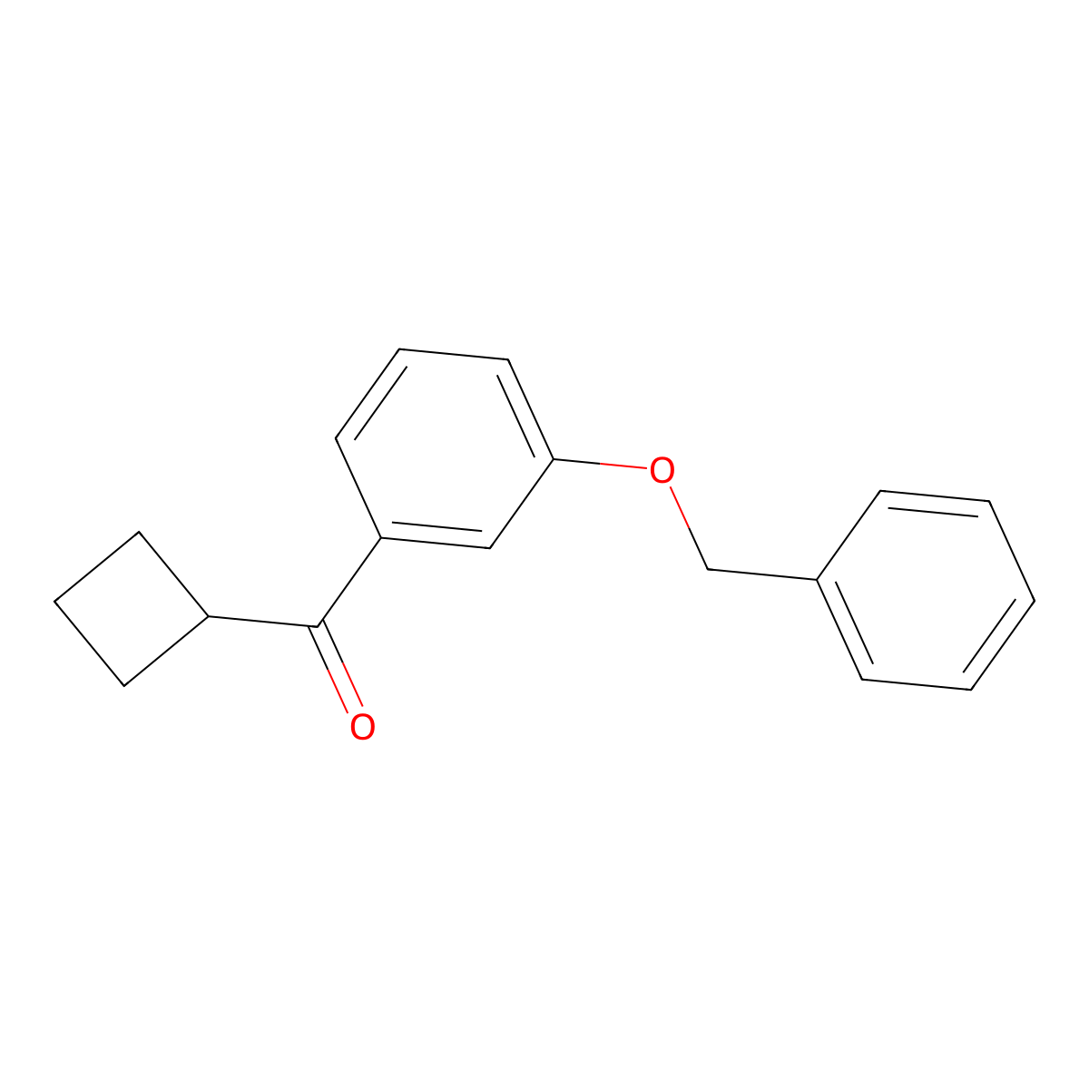 [3-(Benzyloxy)phenyl](cyclobutyl)methanone molecular structure, CAS 1875383-85-9
