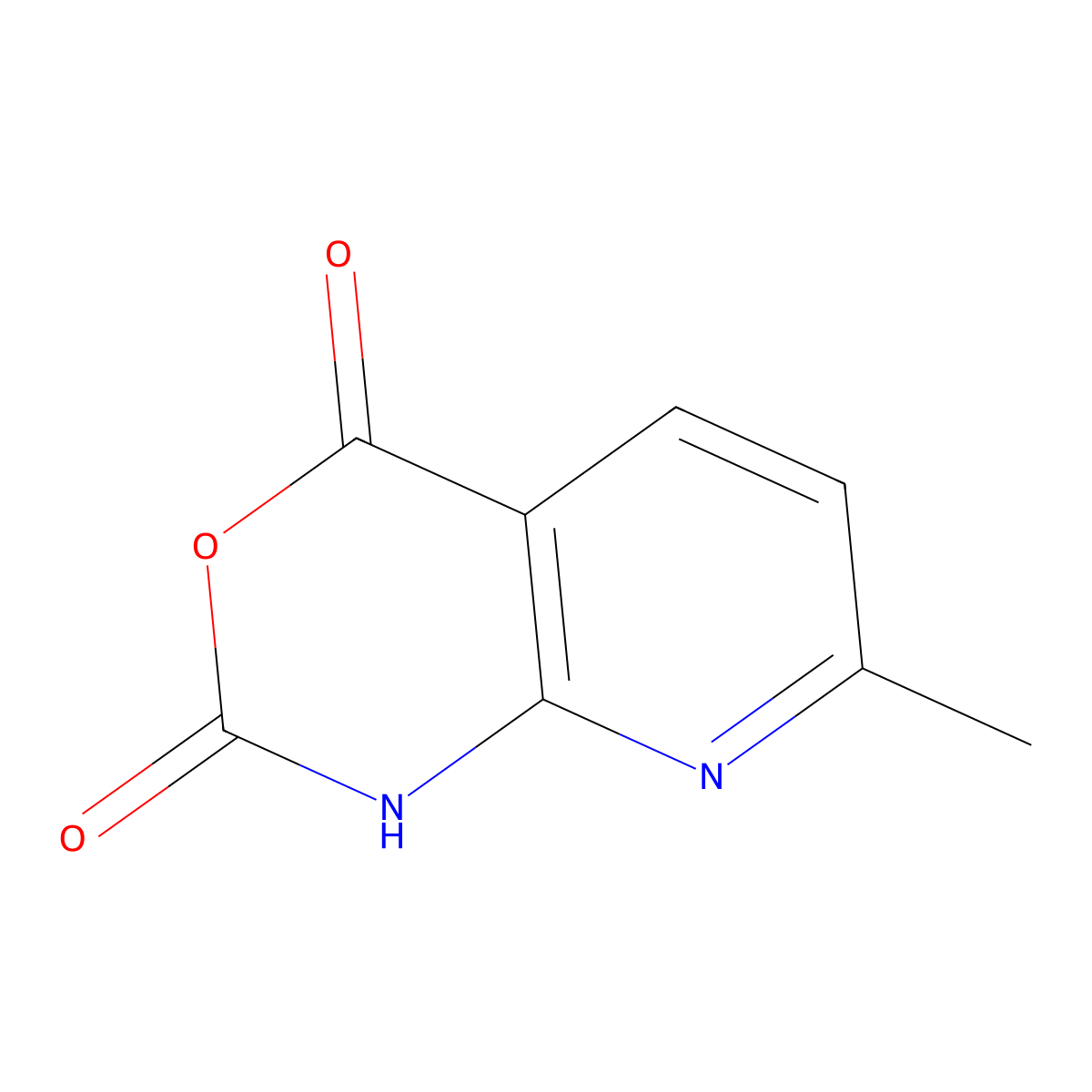7-Methyl-1H-pyrido[2,3-d][1,3]oxazine-2,4-dione molecular structure, CAS 187543-70-0