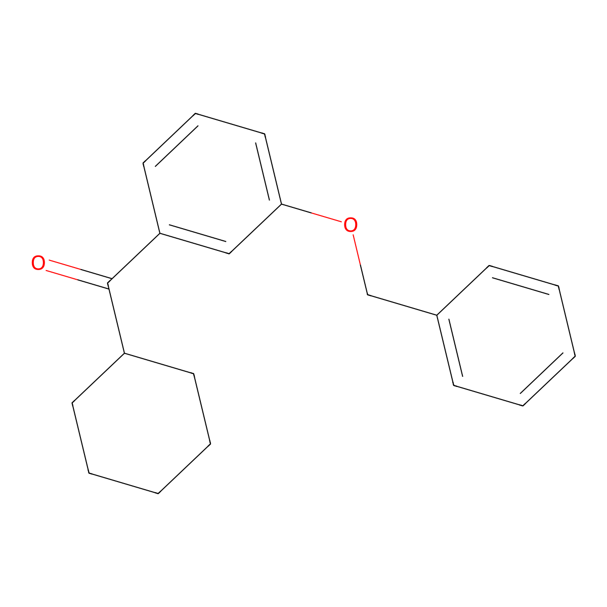 [3-(Benzyloxy)phenyl](cyclohexyl)methanone molecular structure, CAS 1875494-43-1