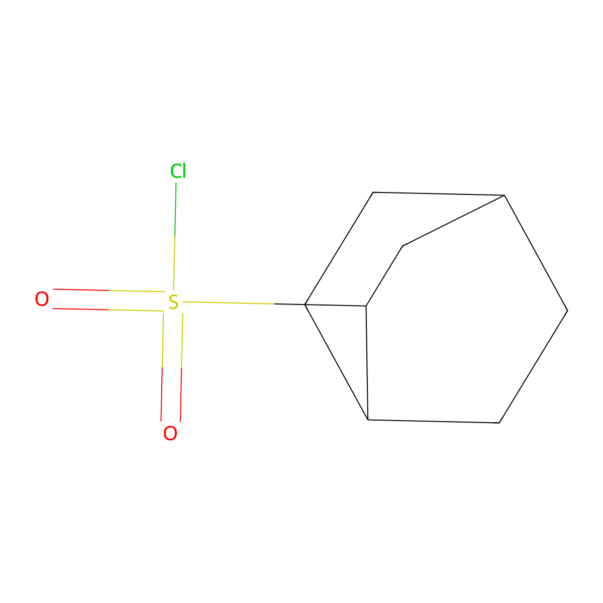 Bicyclo[2.2.2]octane-2-sulfonyl chloride molecular structure, CAS 1876137-28-8
