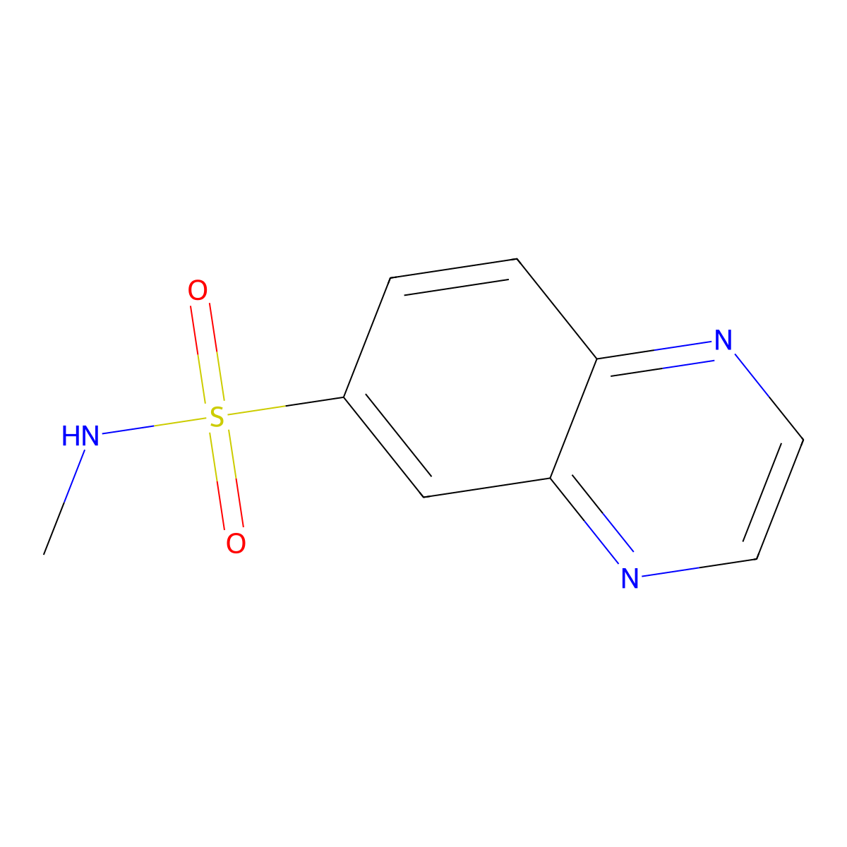 N-methylquinoxaline-6-sulfonamide molecular structure, CAS 1876260-05-7