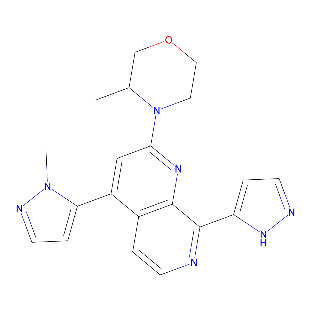 Elimusertib molecular structure, CAS 1876467-74-1