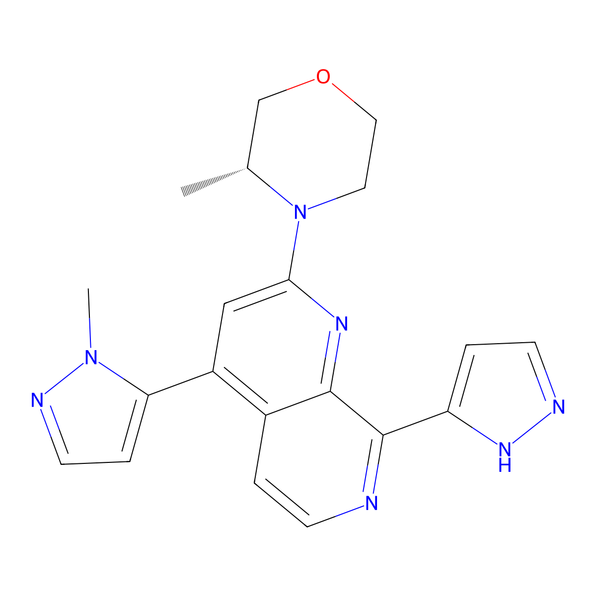Elimusertib molecular structure, CAS 1876467-74-1