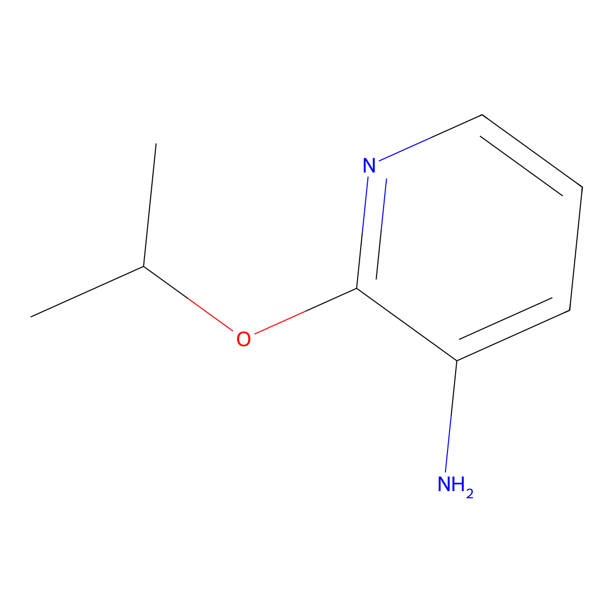 2-(Propan-2-yloxy)pyridin-3-amine molecular structure, CAS 187654-86-0