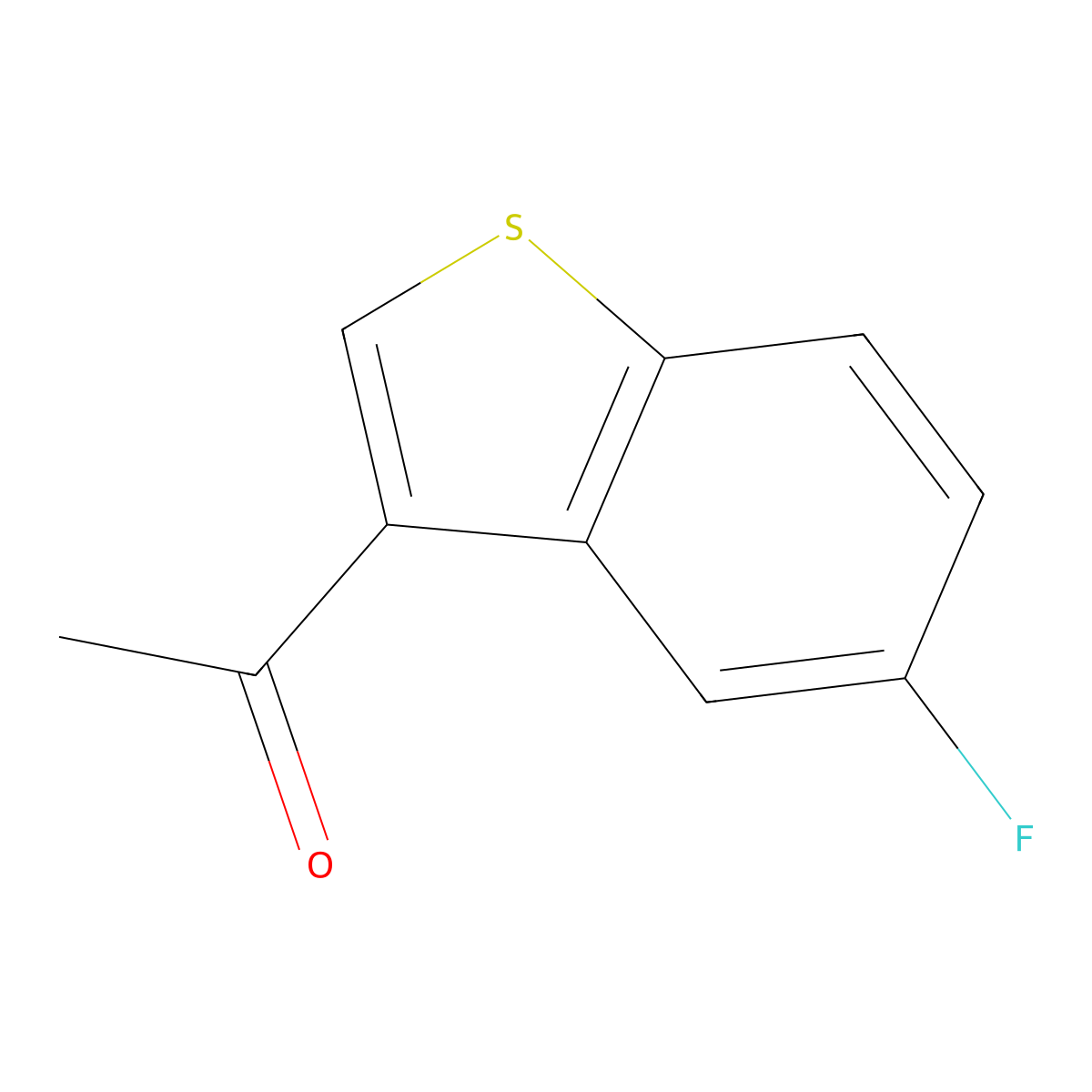 1-(5-Fluorobenzo[b]thiophen-3-yl)ethanone molecular structure, CAS 187658-19-1